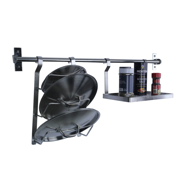 Habitat Products Habitat Stainless Steel 32" Wall Rack Utensil Bar With